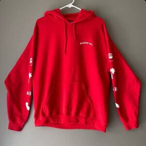 Shadow hill sz M red countries‎ hoodie